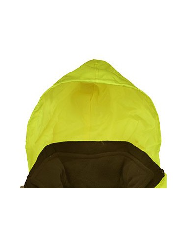 Veste de pluie haute visibilité EN471 classe 3 en polyester Oxford 7AIJ