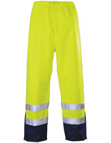 Pantalon de pluie haute visibilité EN471 classe 2 en polyester Oxford 7AIT