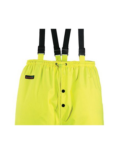 Pantalon de pluie haute visibilité EN471 classe 2 en polyester Oxford 7AIT