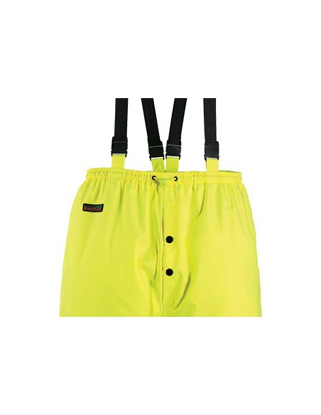 Pantalon de pluie haute visibilité EN471 classe 2 en polyester Oxford 7AIT