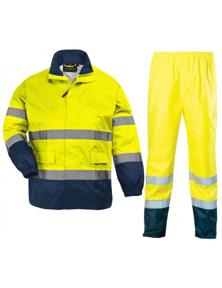 Ensemble de pluie haute visibilité EN471 classe 3 7HWR