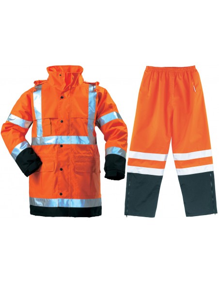Ensemble de pluie haute visibilité EN471 classe 3 7HWS