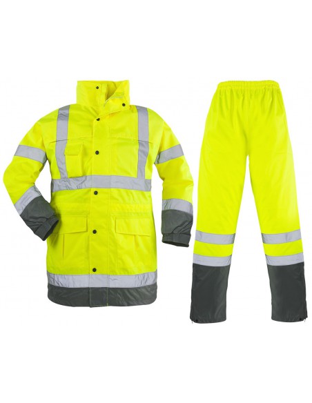 Ensemble de pluie haute visibilité EN471 classe 3 7HWS