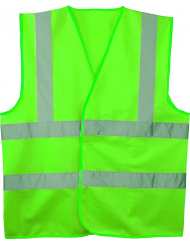 Gilet fluo haute visibilité EN471 classe 2 ceintures et baudriers 70262