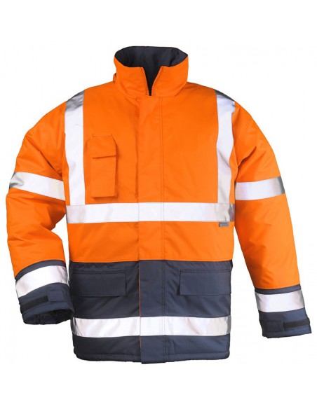 Parka haute visibilité EN471 classe 3 Oxford 7AIP