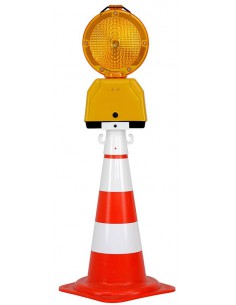 lot de 10 supports cône lampe de chantier