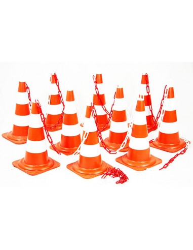 Kit de délimitation 10 cônes et 12.5 m de chaîne 70307