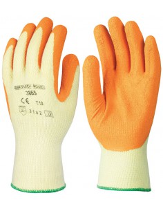 Gants support tricoté polyester paume latex condensé 3863