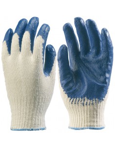 Gants support polycoton enduction légère latex 3860