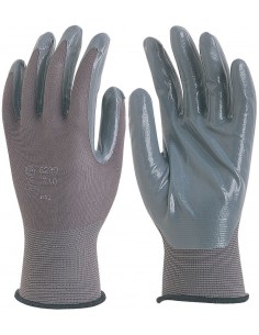 Gants légers paume enduite nitrile gris 6230