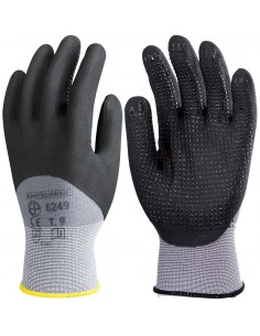 Gants légers enduction nitrile paume picots 6250