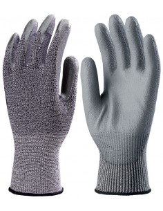 Gants anti coupure en fibres composites enduction bi-polymère 6840