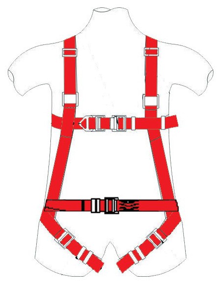 Harnais Stretch confort 2 points d'ancrage 71039