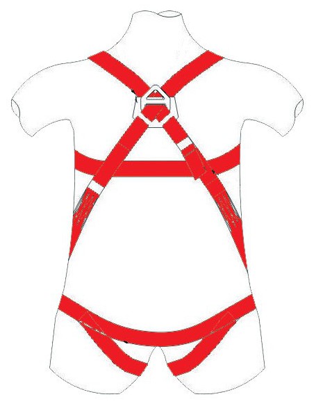 Harnais Stretch confort 2 points d'ancrage 71039