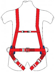 Harnais ceinture de maintien 2 points d'ancrage 71055 2