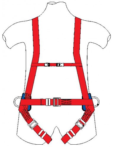 Harnais ceinture de maintien 2 points d'ancrage 71055