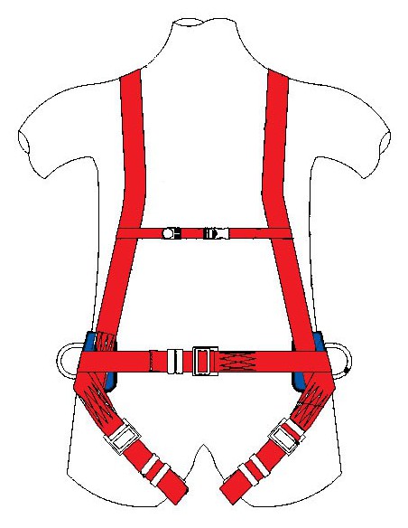 Harnais ceinture de maintien 2 points d'ancrage 71055