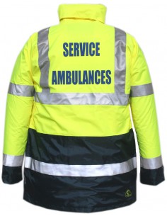 Parka haute visibilité EN471 classe 3 confortable 70450