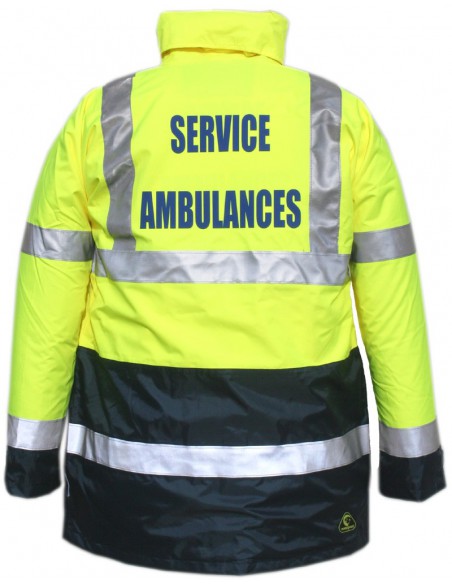 Parka haute visibilité EN471 classe 3 confortable 70450