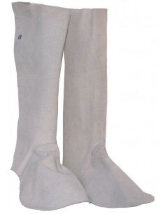 Guêtres soudeur en croûte de cuir - 57460