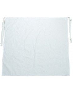 Tablier chef 100% coton blanc - 56090