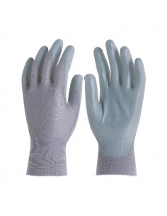 Gants légers fine enduction polyuréthane gris 6030