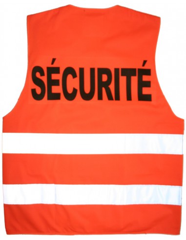 Gilet fluo haute visibilité EN 20471 classe 2 - SECURITE