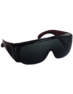 Lunettes de protection, filtre indice 5 pour soudage autogène, utilisable en sur-lunettes ou lunettes visiteurs