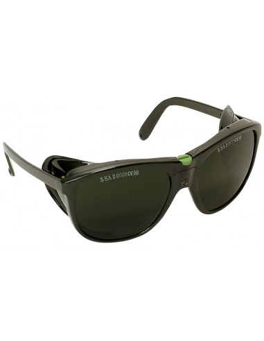 Lunettes de protection, verres remplaçables teinte indice 5 pour soudage autogène