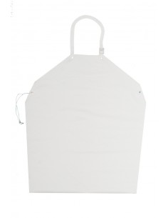 Tablier agro alimentaire en vinyle blanc