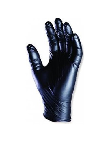 Gants à usage unique en nitrile noir sans poudre - 5930