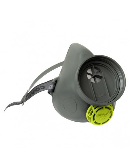Demi-masque de protection respiratoire, usage exclusivement avec filtre poussières P2 ou P3