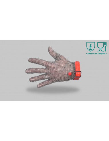 Gants de désossage 5 doigts maille inox - GCM1310