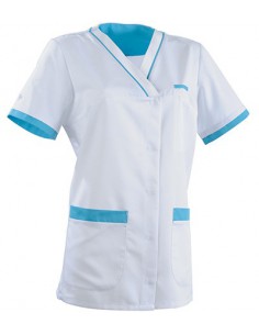 Tunique bicolore manches courtes Tencell