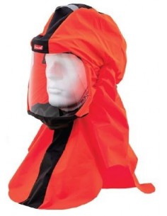 Cagoule respiratoire longue avec écran 710200