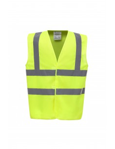 Gilet fluo haute visibilité EN ISO 20471 classe 2 ceintures et baudriers 2