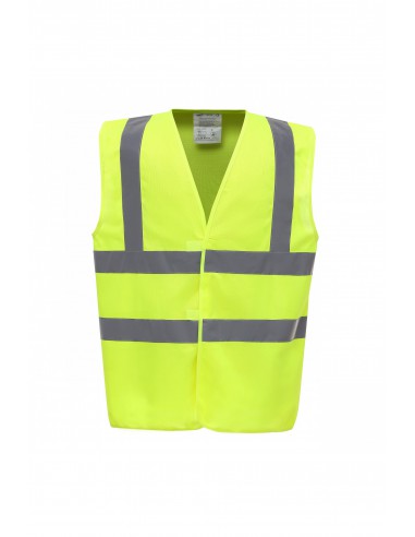 Gilet fluo haute visibilité EN ISO 20471 classe 2 ceintures et baudriers