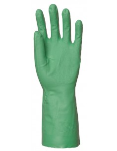 Gants de protection contre les risques chimiques et bactériologiques, acrylonitrile vert