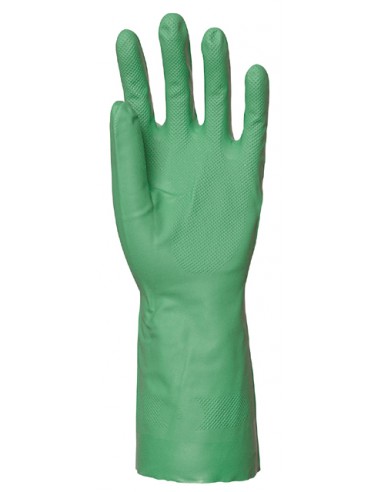 Gants de protection contre les risques chimiques et bactériologiques, acrylonitrile vert