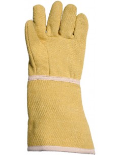 Gants de protection contre les risques mécaniques, thermiques, textile et coutures fils aramide