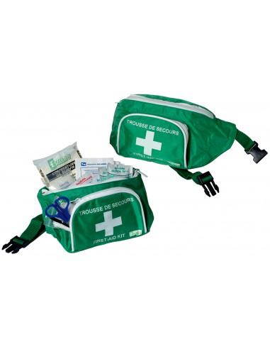 Pochette de randonnée en nylon vert