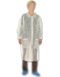 Blouse de protection de catégorie 1 en polypropylène contre les salissures sèches