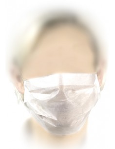 Masque d'hygiène à usage court visiteur, ce masque n'est pas un équipement de protection individuelle, il ne protège pas le port