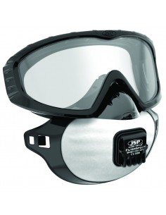 Ensemble combiné de protection respiratoire type FFP3 avec lunette-masque intégré