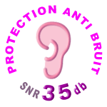 Protection anti bruit SNR 35db